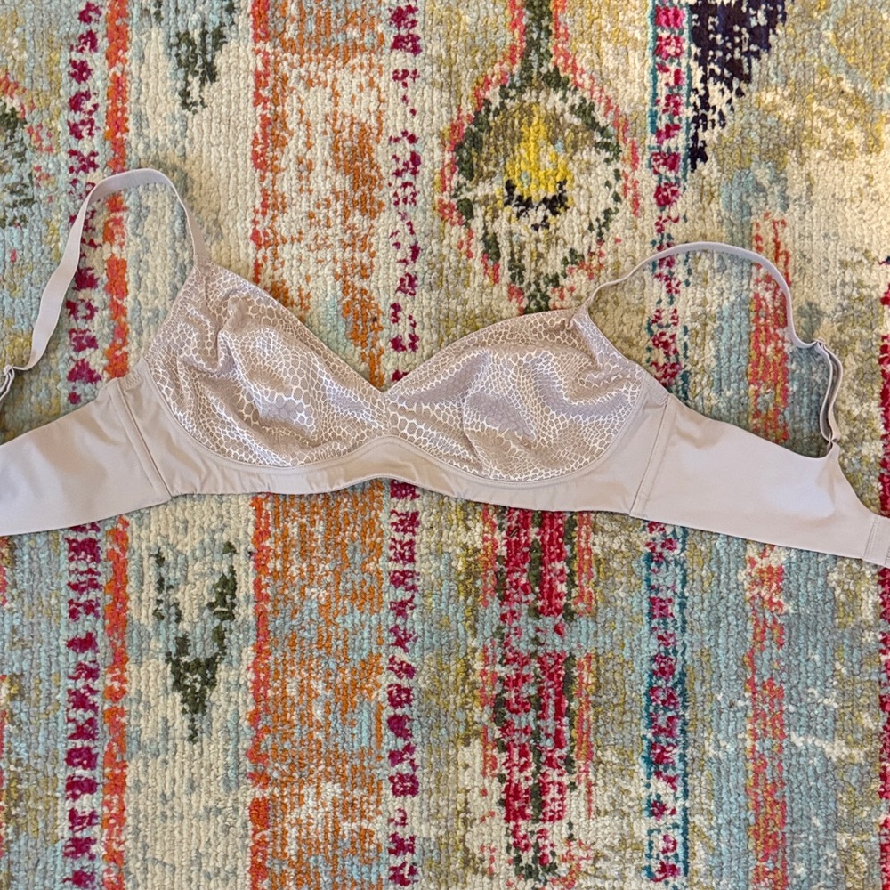 Knix Beige Lace Bra